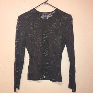 Ann Taylor vintage lace shirt